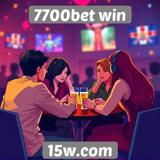 Interação social entre jogadores na plataforma 7700bet win